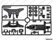 TA9789　タミヤ　アフターパーツ　MEシャーシ Aパーツ（黒）ミニ四駆 えのもとサーキット