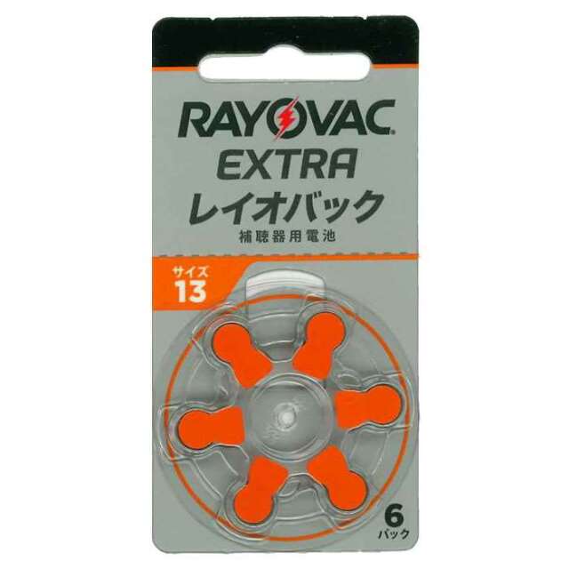 RAYOVAC レイオバック エクストラ 補聴器用電池 PR48(13) 6粒入り 5シートセット