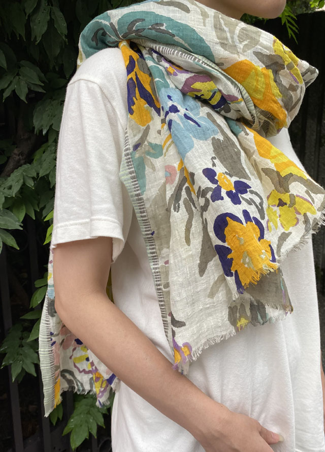 [FLORAL MOTIF]　Flida Kahlo With Selvage PS1994