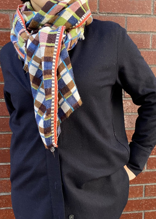 Culture Folklore Danish Check デンマークの伝統衣装チェック柄 Pw41