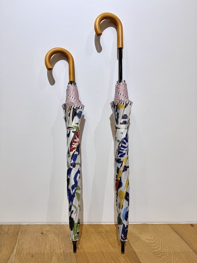 日傘ロング】晴雨兼用 ヨーロピアンフラワー柄 PA2502L