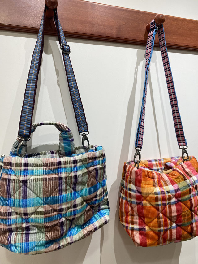 トートバッグ（小） 『北欧モードなチェック柄』SUW2324-TOTE-S