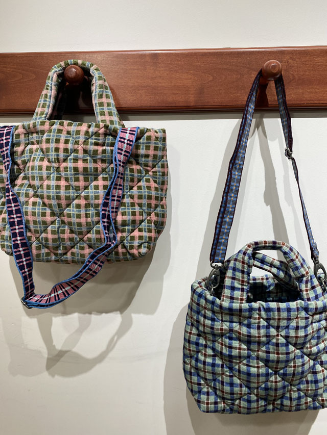 トートバッグ（小）『北欧モードなチェック柄』SUW2331-TOTE-S
