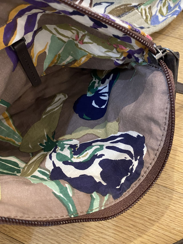 麻ポシェット 『北欧の草原に咲く蘭』 SUS2381-CROSSBODY