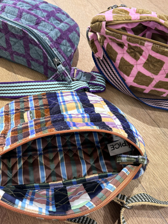 【今日のコーデの主役に♪】Louis Vuitton★ポシェット ベルベットボディバッグ『北欧チェックのコラージュ柄』SUW2401V