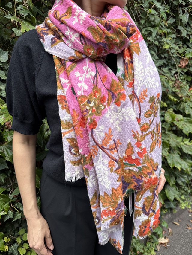 EPICE エピス 花柄ストール レッド 新品未使用⭐︎ エピス 花柄 ストール ショール 柔らか素材 - メルカリ