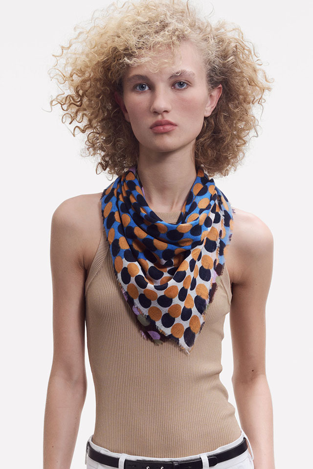 [GRAPHIC] CIRCLE PATTERN 北欧モードなサークル柄  *スクエア型70cm* ＧW2543