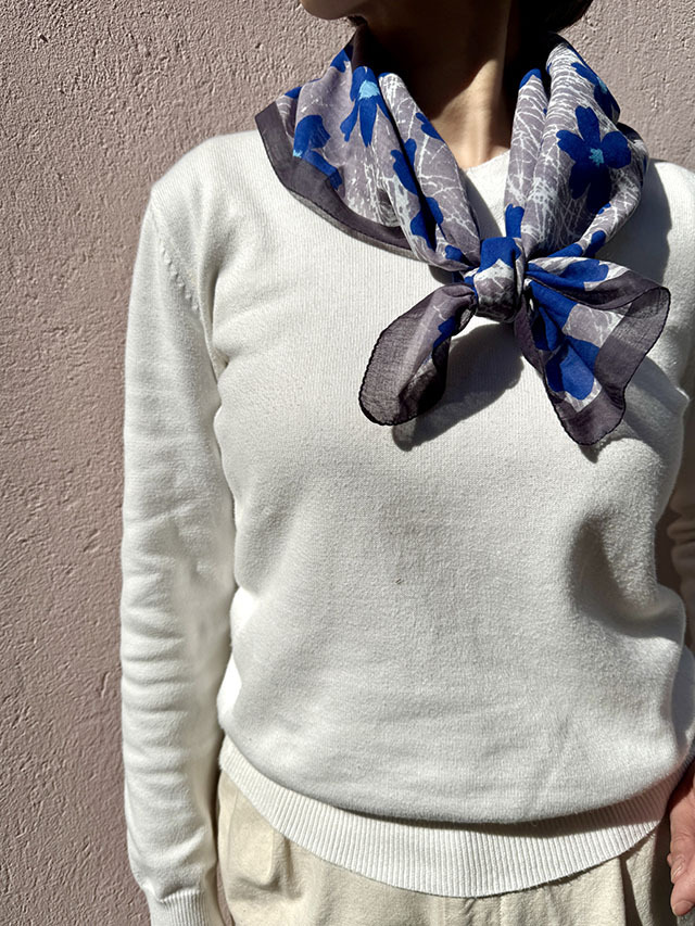 FLOWER] アンディ ウォホール アートな花柄 WARHOL *スクエア型