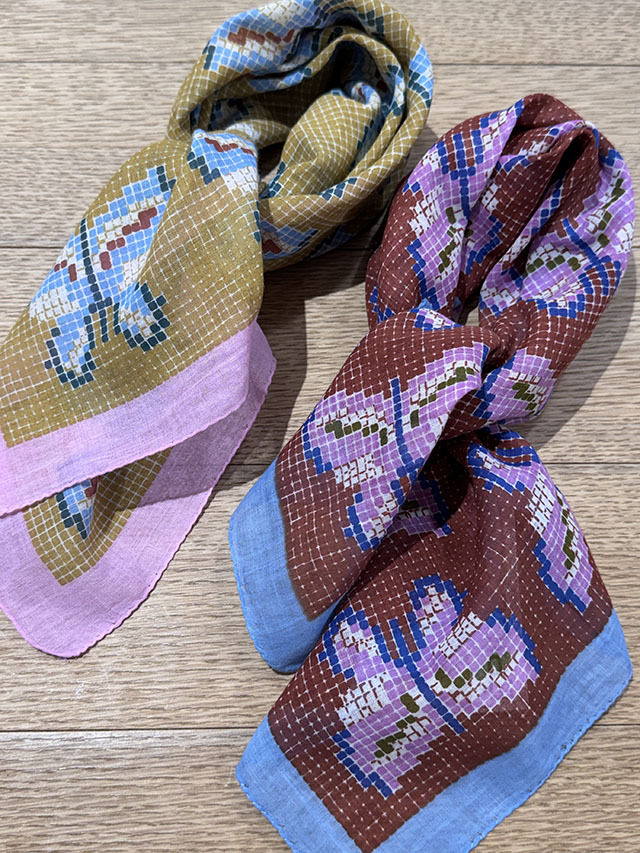 CULTURE] おとぎの国の刺繍柄 FAIRYTALE EMBROIDERY *55角コットン