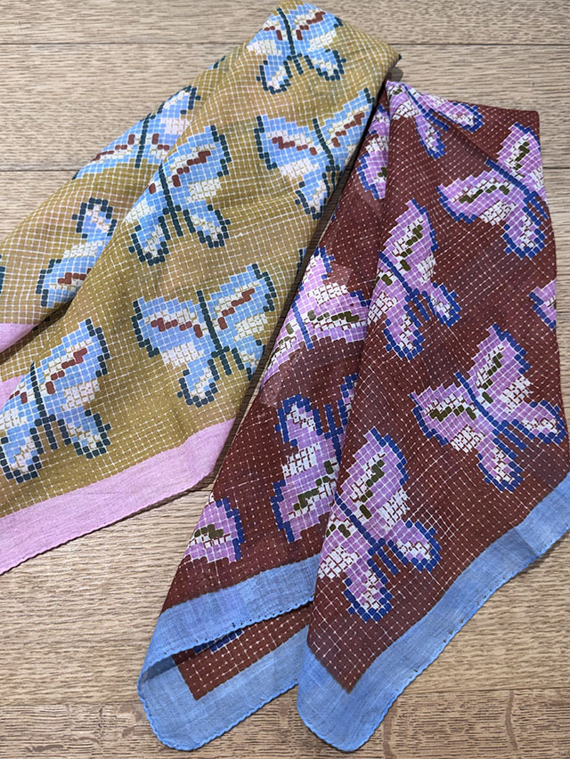 CULTURE] おとぎの国の刺繍柄 FAIRYTALE EMBROIDERY *55角コットン