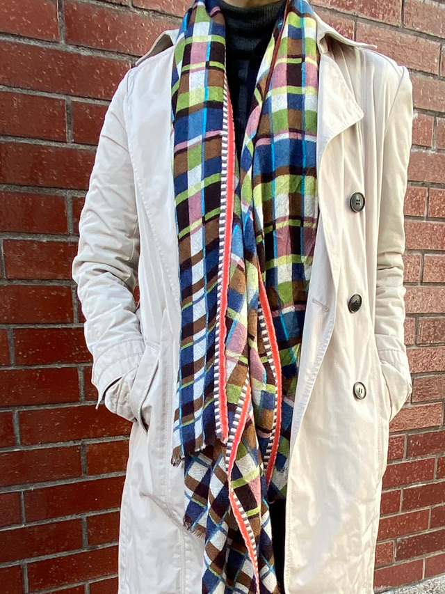 【40%OFF】Folklore Danish Check デンマークの伝統衣装チェック柄　　PW2041_SALE