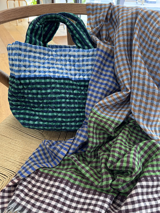 CHECKS】 Danish Check Patterned Cloth デンマークチェック柄 SW2522