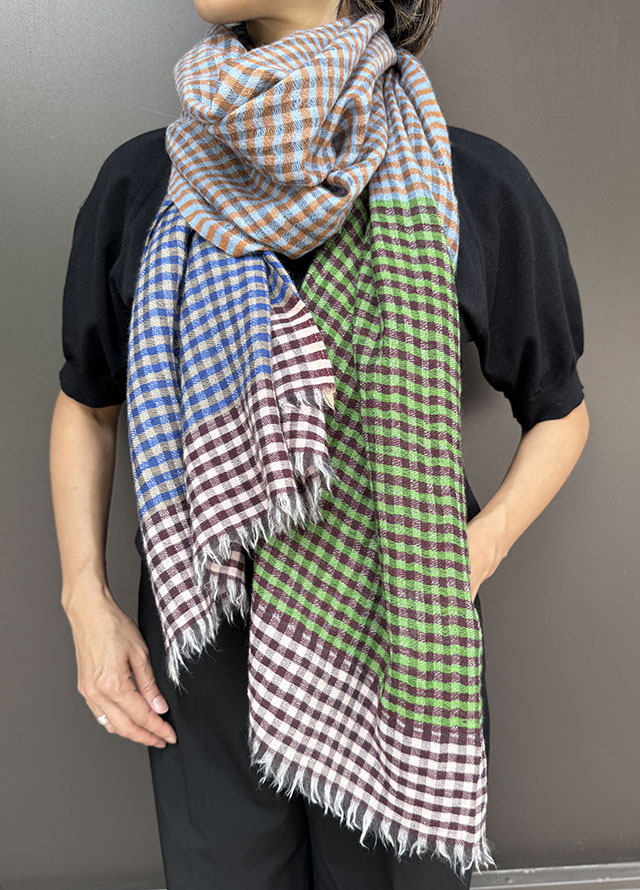 CHECKS】 Danish Check Patterned Cloth デンマークチェック柄 SW2522