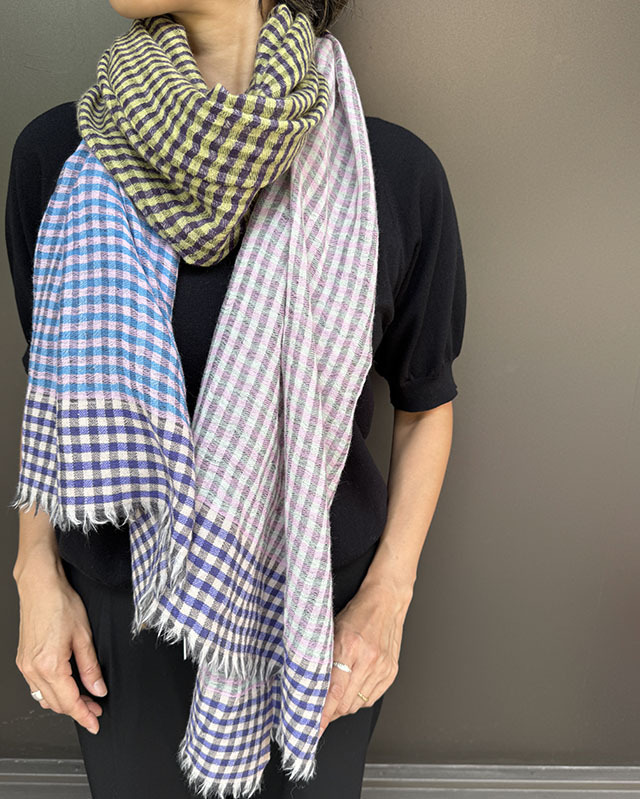 CHECKS】 Danish Check Patterned Cloth デンマークチェック柄 SW2522
