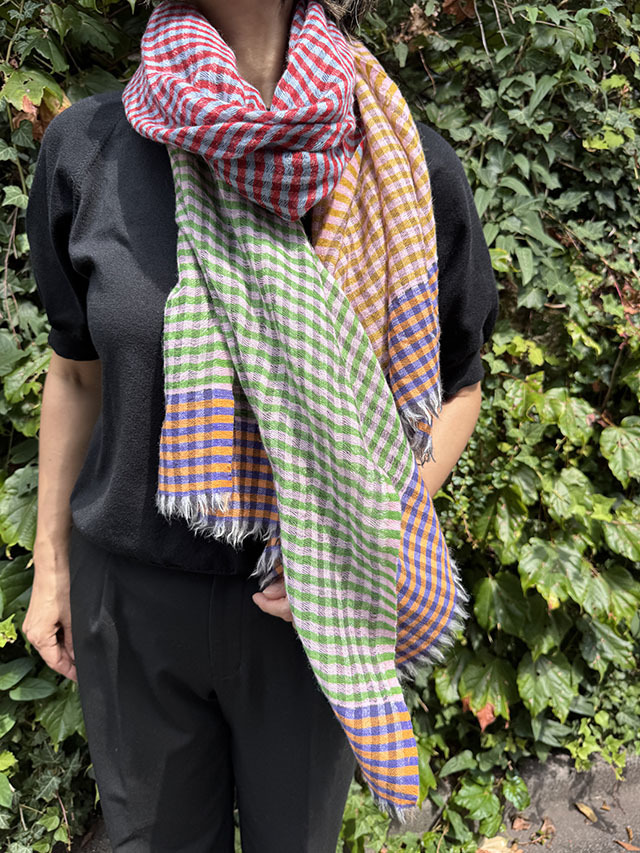 CHECKS】 Danish Check Patterned Cloth デンマークチェック柄 SW2522