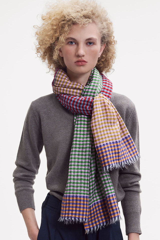 CHECKS】 Danish Check Patterned Cloth デンマークチェック柄 SW2522