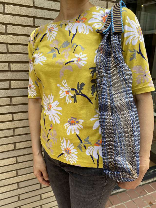 美品✨EPICE PARIS★メッシュバッグ　（裏表柄違い）インポーチ付き 美品✨EPICE PARIS☆メッシュバッグ （裏表柄違い）インポーチ付き