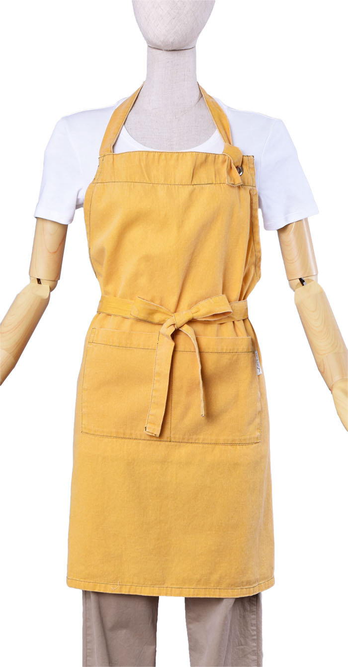 【セール】ウォッシュデニムライクエプロン