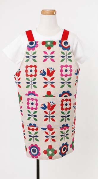 【セール】キッズエプロン（ペコー）Ｍ【１点のみメール便可】