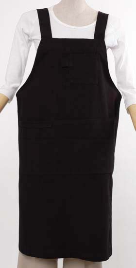 Ｈ型エプロン8156（8756）ブラック
