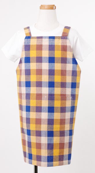 キッズエプロン(キャビン)ブルー