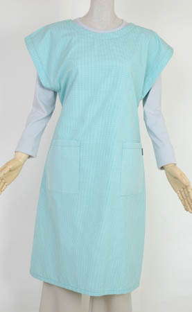 フレンチエプロンCR010グリーン