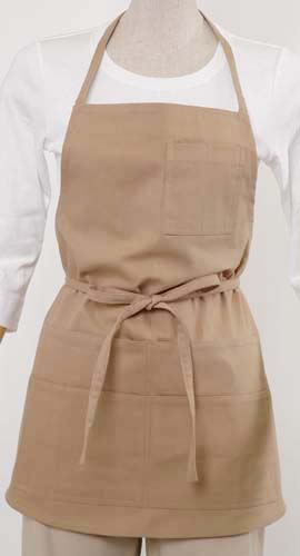 ミニ丈エプロン5394(5581)ベージュ