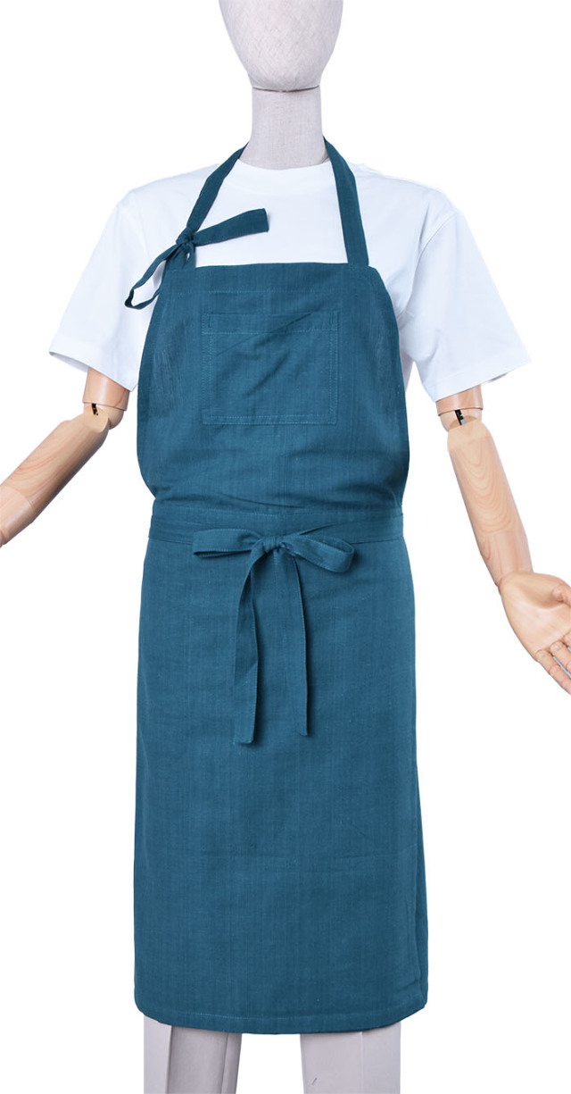 シャンブリックロングエプロン【１点のみメール便可】