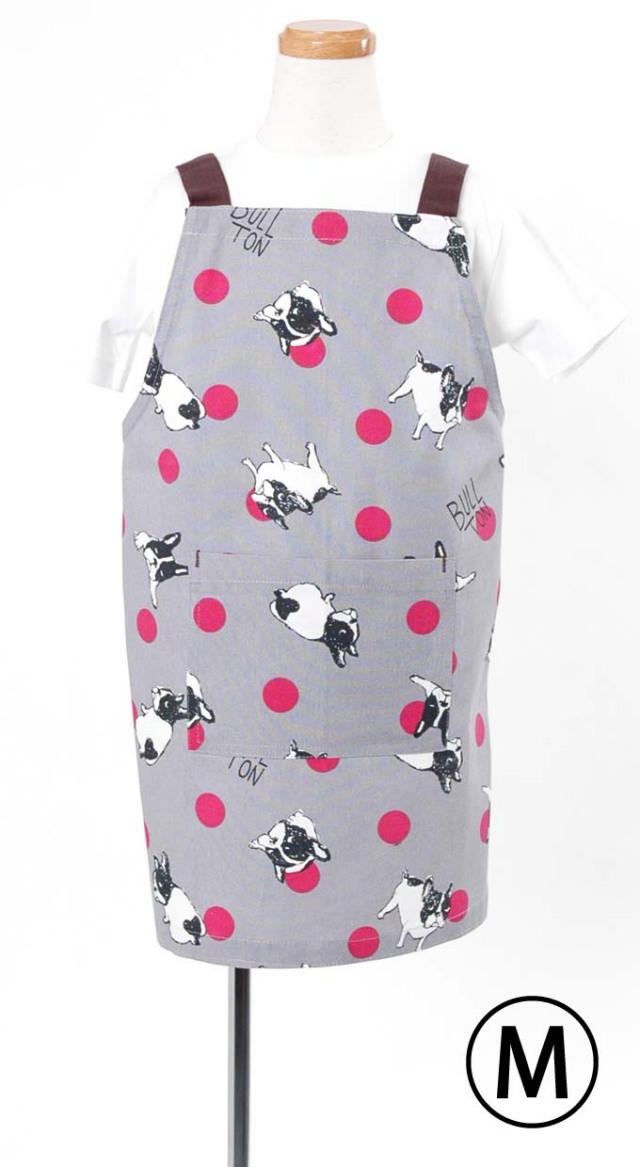 【セール】キッズエプロン（ブルトンマルシェ）Ｍ【１点のみメール便可】