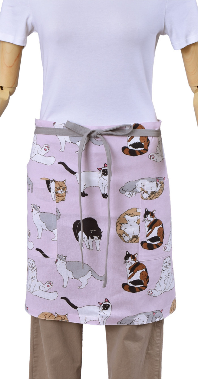 ギャルソンエプロン（キャットフィーリング）