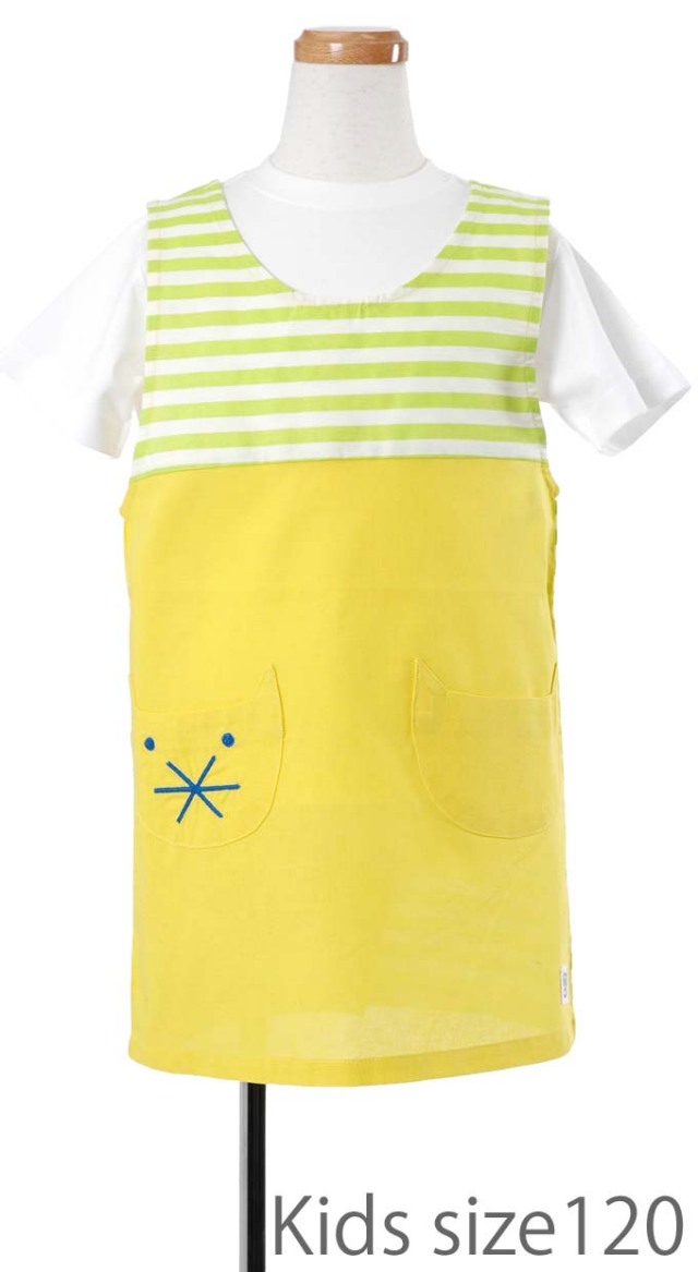 ネコポケットキッズエプロンＭ【１点のみメール便可】