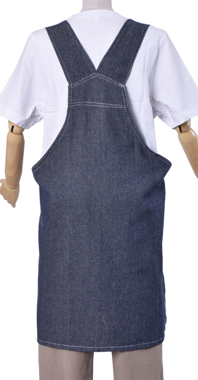 デニムライクサロペットエプロン エプロンネット