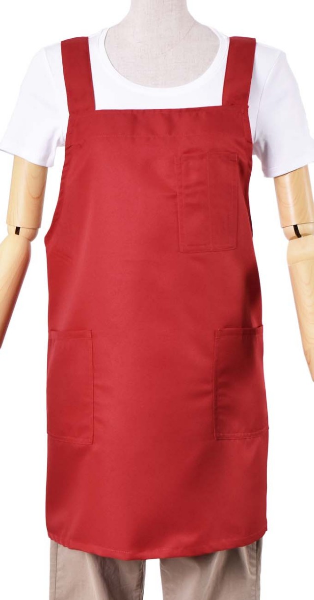 ポリエステルエプロン（H型ショート）【１点のみメール便可】