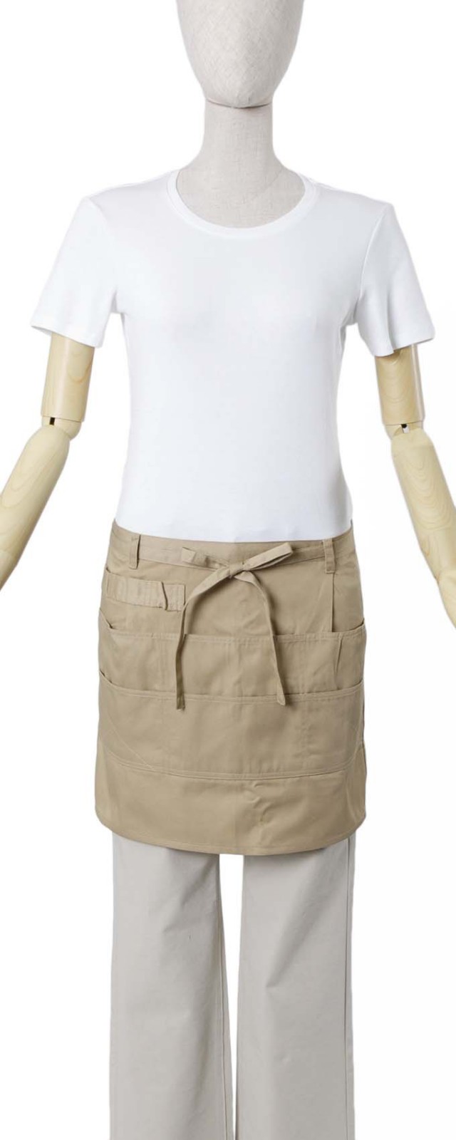 ギャルソンエプロン（綿ポリツイル地）【１点のみメール便可】