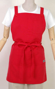 ポリラップＳエプロン7807レッド