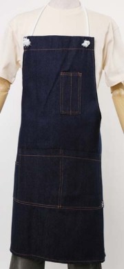 ロープエプロン（作業服屋さんのデニム）PT2002ネイビー