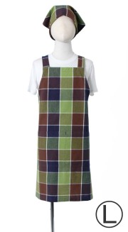 キッズエプロン（バゲット）L(三角巾付き）【１点のみメール便可】