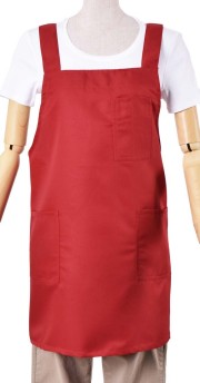 ポリエステルエプロン（H型ショート）【１点のみメール便可】