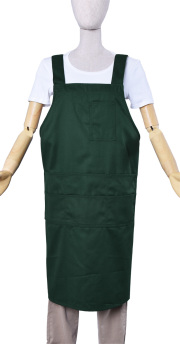 H型エプロン（ツイル地）【１点のみメール便可】