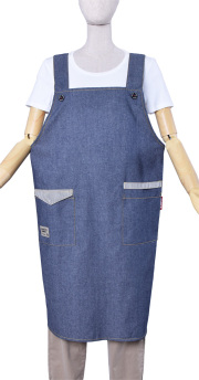 ライトデニムH型エプロンLL～３L【１点のみメール便可】