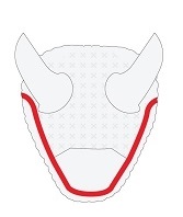 【定番商品】EQUILINE ◆ エクイライン イヤーネット カスタマイズ（ラインストーンパイピング）