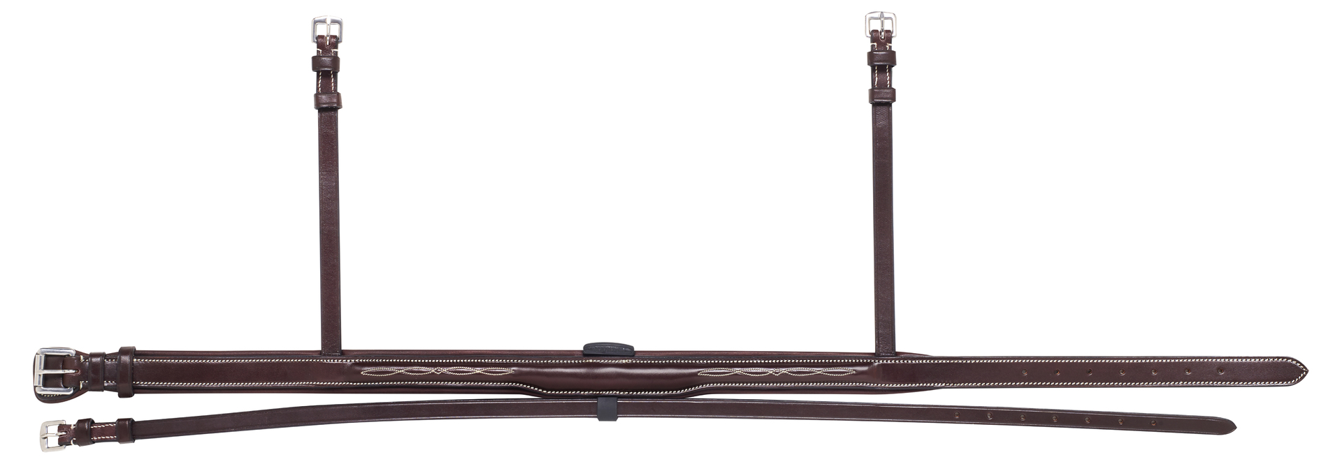 【定番商品】EQUILINE The Bridle Project エクイライン・MAKE YOUR CHOICE ステッチ入りコンビ鼻革(NB0450)