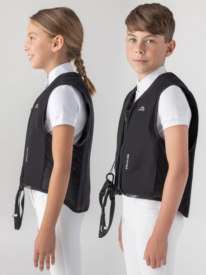 【定番商品】 EQUILINE/ALLSHOT KID (エクイライン エアバッグベスト・ジュニア用)