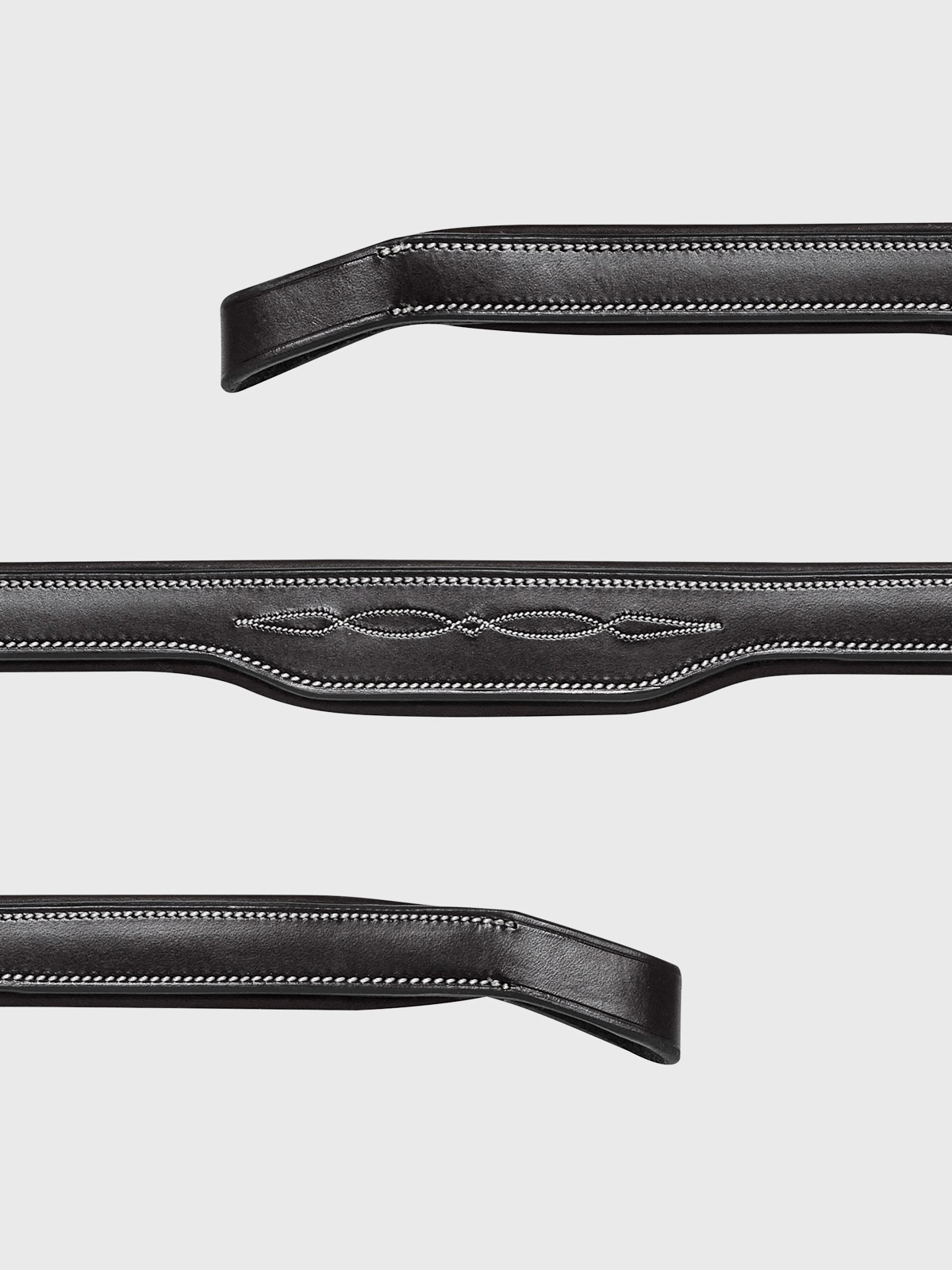 【定番商品】EQUILINE The Bridle Project エクイライン・MAKE YOUR CHOICE ステッチ入り額革(BB0418)
