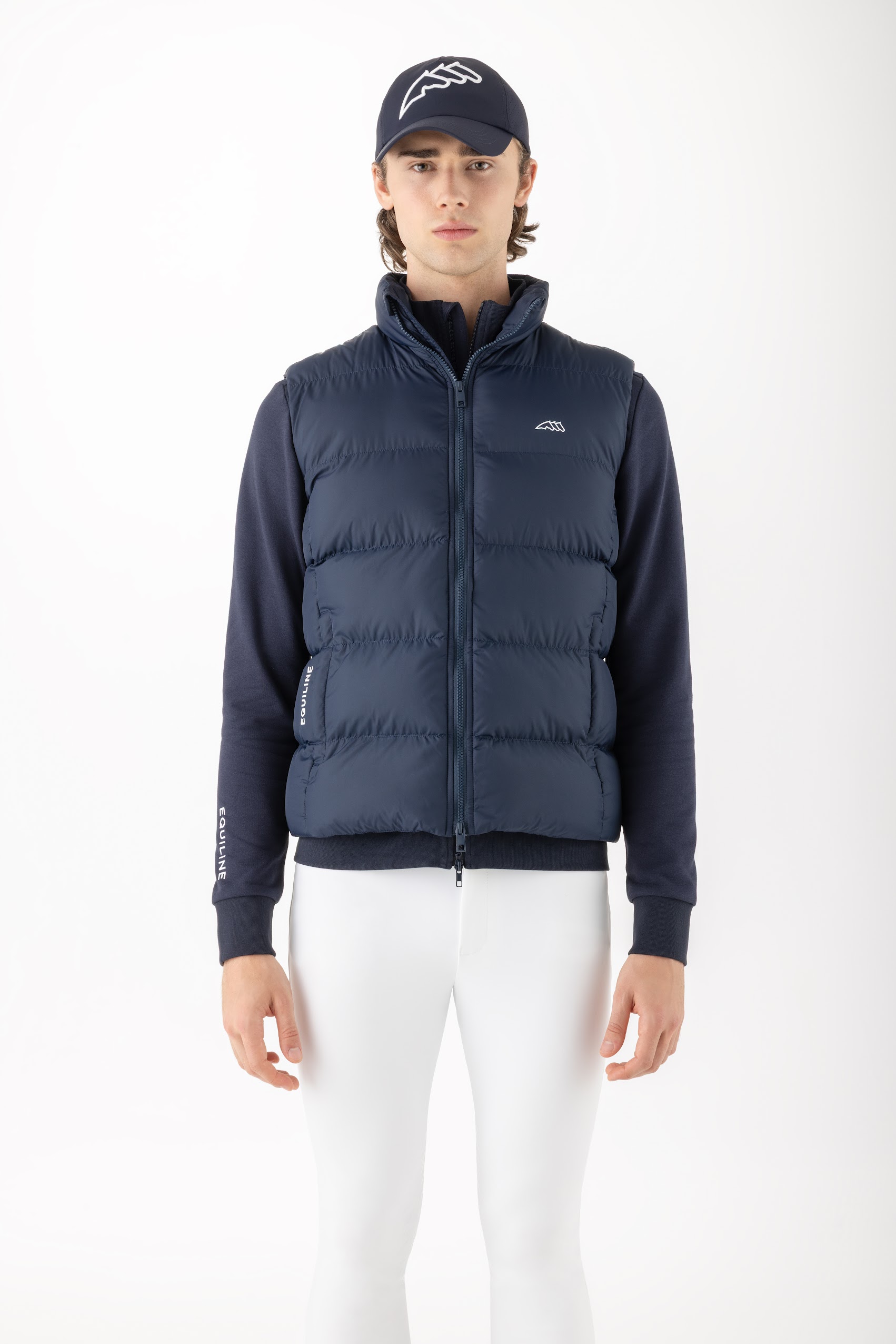 【定番商品】●チームウエア● EQUILINE Eqcortek(エクイライン メンズ中綿入りベスト)