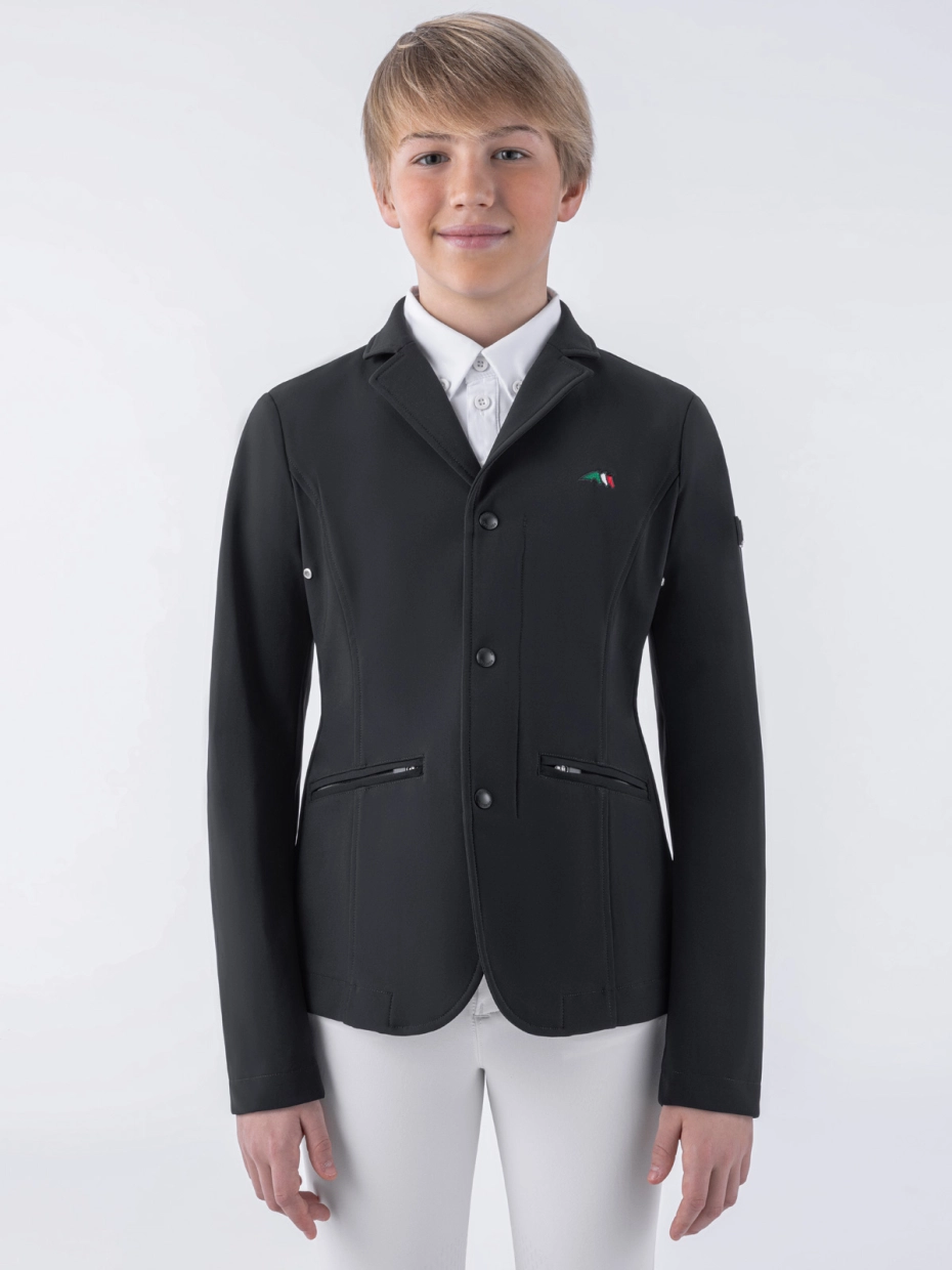 【定番商品】EQUILINE Jonnyk (ジュニア競技用ジャケット/男の子用)