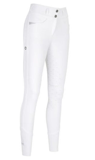 PIKEUR LAURE SD/フルグリップハイウエストレディースブリーチ・ホワイト
