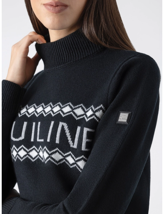 ◆ SALE ◆ EQUILINE Rudy・エクイライン レディース ノルディックロゴセーター（シーズンコレクション新作)