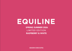 EQUILINE SPRING SUMMER 2026 LIMITED EDITION RASPBERRY & WHITE (2026年春夏コレクション・ラズベリー＆ホワイト)