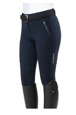 【中古・未使用品】エクイライン EQUILINE 長袖 ランディング スウェット S レッド R09719 レディース 乗馬 馬術 ○ SALE ○ EQUILINE SUMMER TEAM COLLECTION・エクイライン